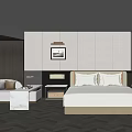 Modern Hotel Guest Room Interior With King Bed Sofa And Neutral Tones