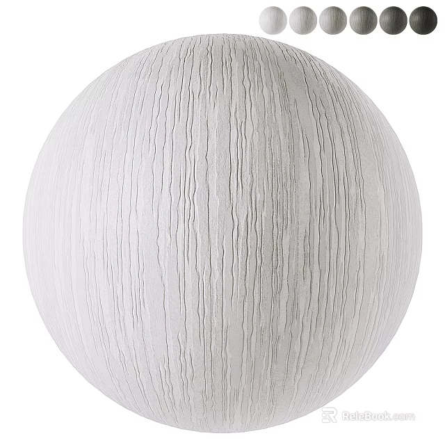 White Floor Tile with Natural Wooden Texture for Modern Interior Design 3d model 