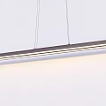 Modern Linear Pendant Light with Sleek Design Hanging in Minimalist Interior