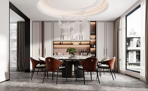 New Chinese Restaurant 3d model