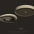 French ceiling lamp balcony ceiling lamp 3d model