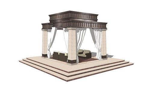 Jane Ou Pavilion 3d model