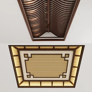 New Chinese Ceiling 3d model