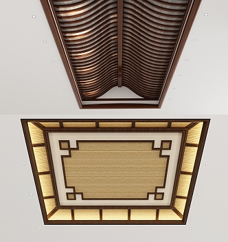 New Chinese Ceiling 3d model