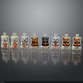 Cute Bear Shaped Food Bottles With Various Designs And Colorful Packaging