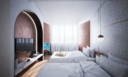 Guest Room 3d model