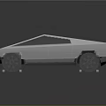 Futuristic White Concept Car With Sleek Body Black Windows And Large Wheels