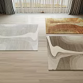 Modern MAXALTO Square Carpet 3d model