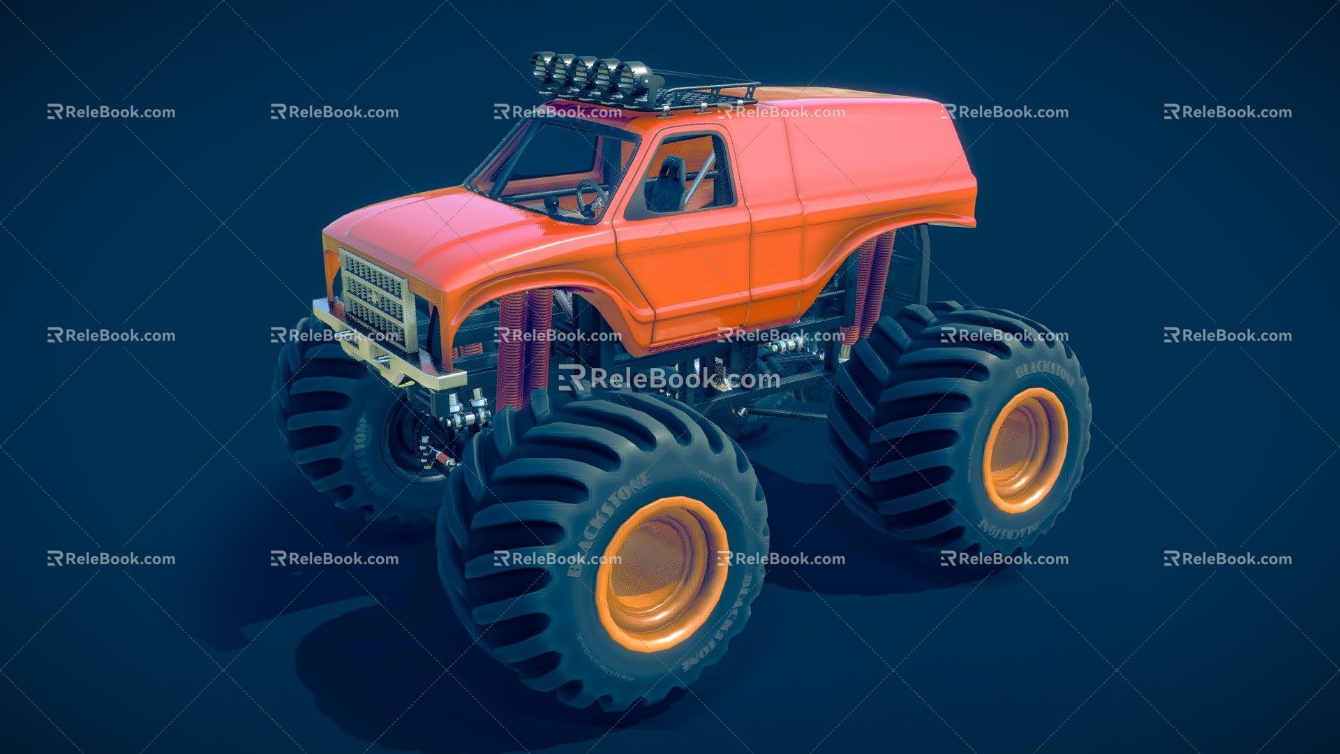 Monster Truck Modern Truck 3d model