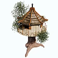 Modern Tree House 3d model