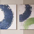 Simple Texture Hanging Painting 3d model