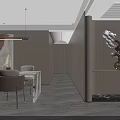 Elegant Modern Living And Dining Room Interior Design With Cozy Soft Furnishings And Warm Lighting
