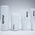 Rhode Fragrance Cosmetics White Bottles Various Shapes And Sizes