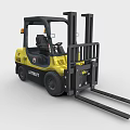 Efficient Industrial Equipment Yellow Black Lithium Forklift for Material Handling Operations