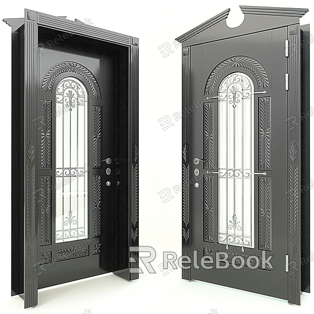 Door Door Door Security Door Bedroom Door Hardware Metal Home Decoration Door Frame Door Lock model