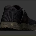 Dark Casual Mesh Upper Shoes With Comfortable Sole For Daily Use