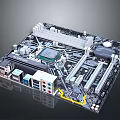 Computer Motherboard Computer Motherboard High-end Motherboard High-end Motherboard Gaming Motherboard Asus Motherboard 3d model