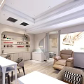 Modern Beauty Hair Salon Interior With Comfortable Chairs And Stylish Workstations