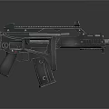 Modern Tactical Assault Rifle With Metal Body Scope And Tactical Rail
