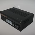 Sony Black Computer Networking Device With Antennas Display Screen And Control Knobs