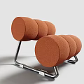 Modern Chair Casual Single Chair Lazy Sofa 3d model