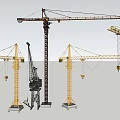 Public Infrastructure Construction Cranes With Modern Design And Various Models