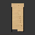 Simple Wooden Ladder Shelf With Multiple Storage Shelves For Home Interior