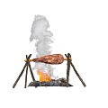 Cartoon barbecue meat barbecue fire bonfire bonfire 2016460720 3d model