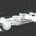 Pink And Gray Formula 1 Racing Car With LYFT Logo And Aerodynamic Design