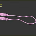 Durable Silver Metal USB Cable With Two Connectors And Blue Cord For Daily Use