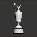 World Cup Football Trophy Champion Trophy Gold Cup Trophy World Cup Gold Cup Game Trophy Sporting Goods 3d model