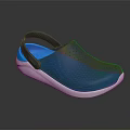 Blue Perforated Casual Shoes With White Sole and Blue Strap for Comfortable Daily Wear