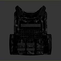 Game Movie Character Tactical Vest With Black Mesh Design And Multiple Pockets