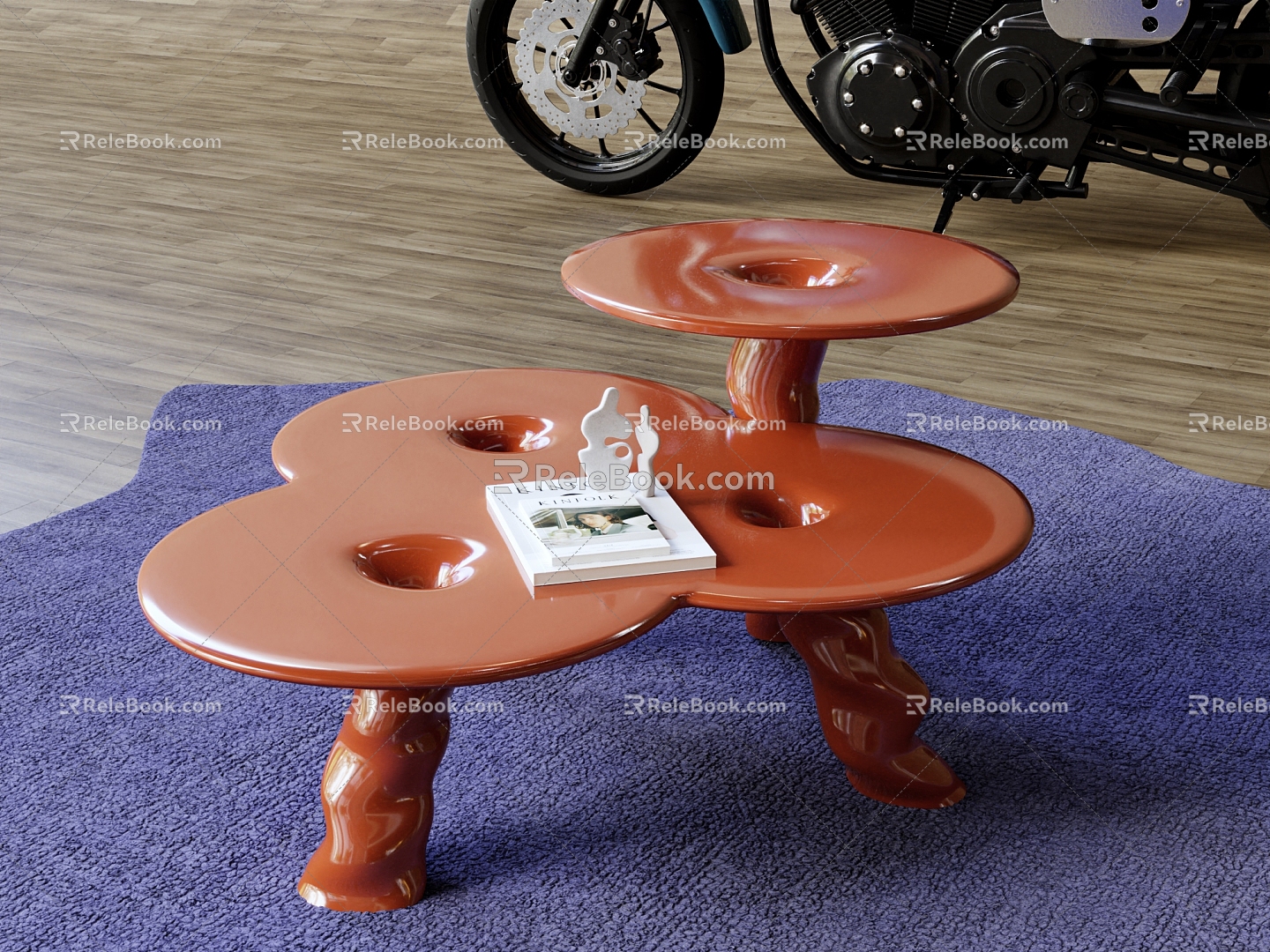 Modern fashion coffee table model