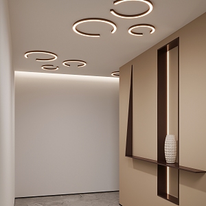 Simple ceiling lamp 3d model