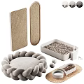 Essential Cat Supplies Including Scratchers Litter Box Bed Toys And Food Bowl