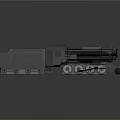 Vintage Steam Train 3D Model With Silver Black Metallic Finish And Grey Background
