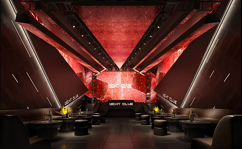 Modern Bar 3d model
