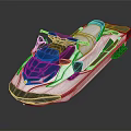 White and Blue Jet Ski Featuring Modern Sporty Design Sleek Exterior and Comfortable Seat