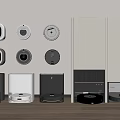Modern Home Appliances Collection Featuring Wall Mounted And Floor Standing Devices
