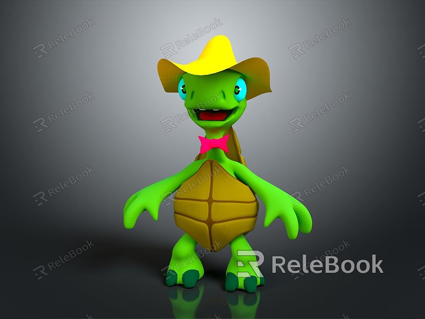 Turtle Turtle Cartoon Turtle Snapping Turtle Chickbill Turtle Reptile Cold Blooded Animal Reptile Reptile Class model