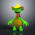 Turtle Cartoon Turtle Snapping Turtle Chickbill Turtle Reptile Cold Blooded Animal Reptile Class 3d model
