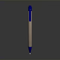 Blue And Beige Ballpoint Pen For Daily Writing And Office Tasks