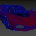 Hyundai Nilu27 Super sports car Car 3d model