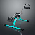 Kettler Stationary Bike With Teal Frame Black Accents And Control Panel