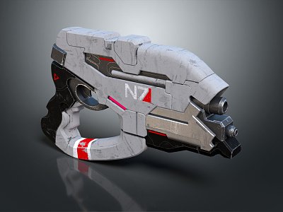 Modern Sci-Fi Gun Sci-Firearms Sci-Fi Game Gun Games Firearms Game Gun model