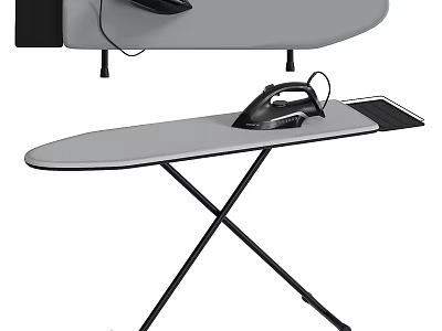 Modern Black And White Foldable Wardrobe With Storage Shelves And Space Saving Design 3d model