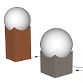 Modern table lamp 3d model