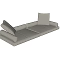 Modern Bay Window Mat 3d model