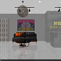 Modern Hair Salon Interior With Stylish Chairs Large Mirrors And Pendant Lights
